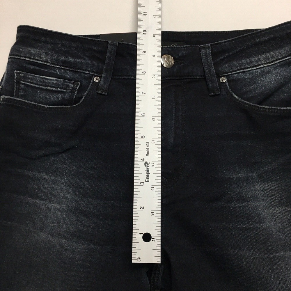 NEW Mavi Jeans 27 Black Alissa High Rise Super Skinny Faded Denim - Picture 10 of 11